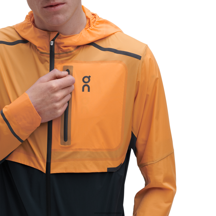 On Running muži bunda do počasia 6J0V719 mango/námorníctvo