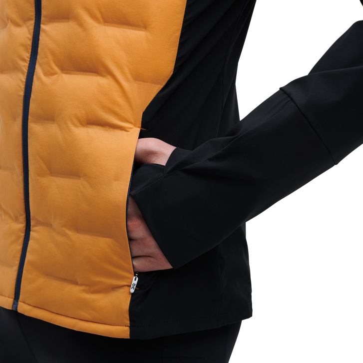 On Running muži klimatická bunda 6J0V805 mango/čierna