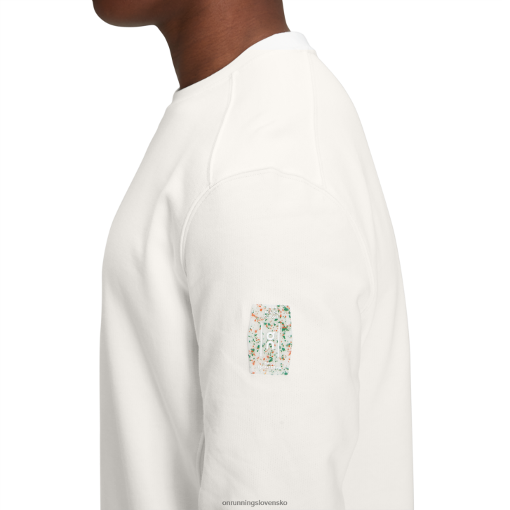 On Running muži posádkový krk 6J0V580 nefarbená-biela