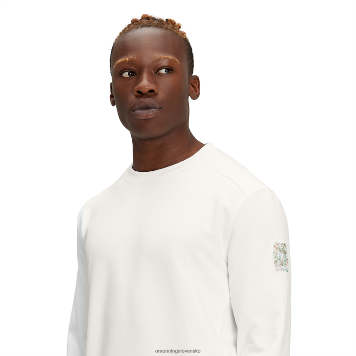 On Running muži posádkový krk 6J0V580 nefarbená-biela