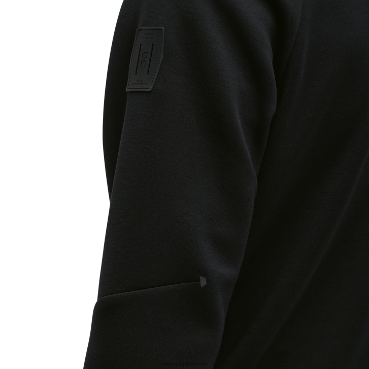 On Running muži mikina na zips 6J0V717 čierna