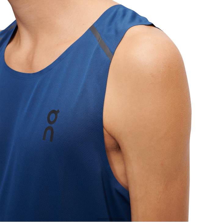 On Running muži tank-t 6J0V612 denim/námorníctvo