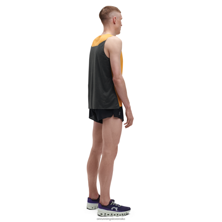 On Running muži tank-t 6J0V614 mango/čierna