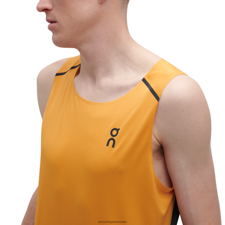 On Running muži tank-t 6J0V614 mango/čierna