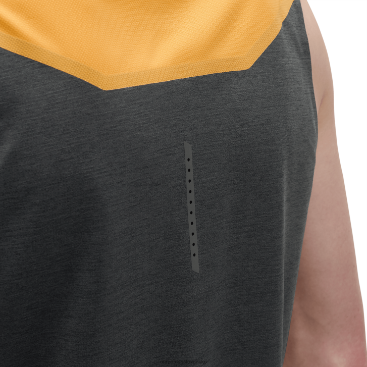 On Running muži tank-t 6J0V614 mango/čierna