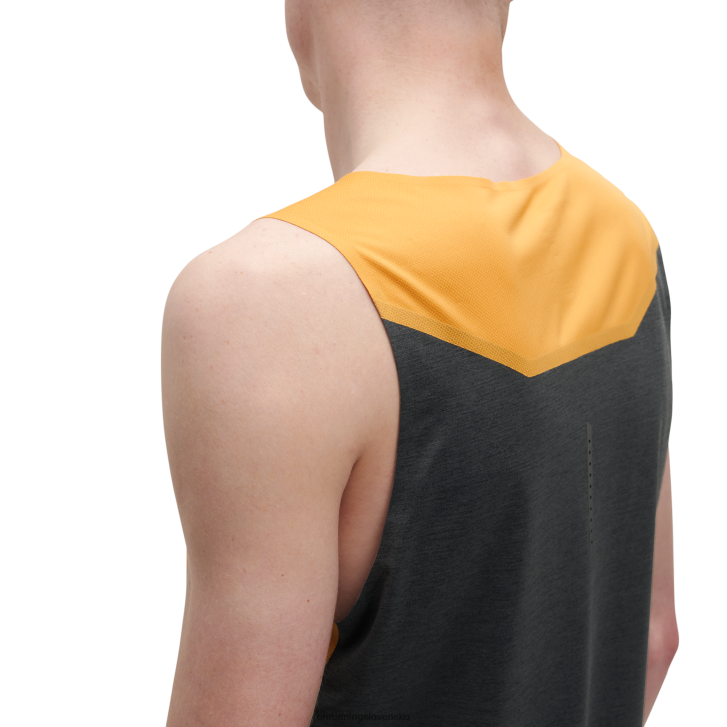 On Running muži tank-t 6J0V614 mango/čierna