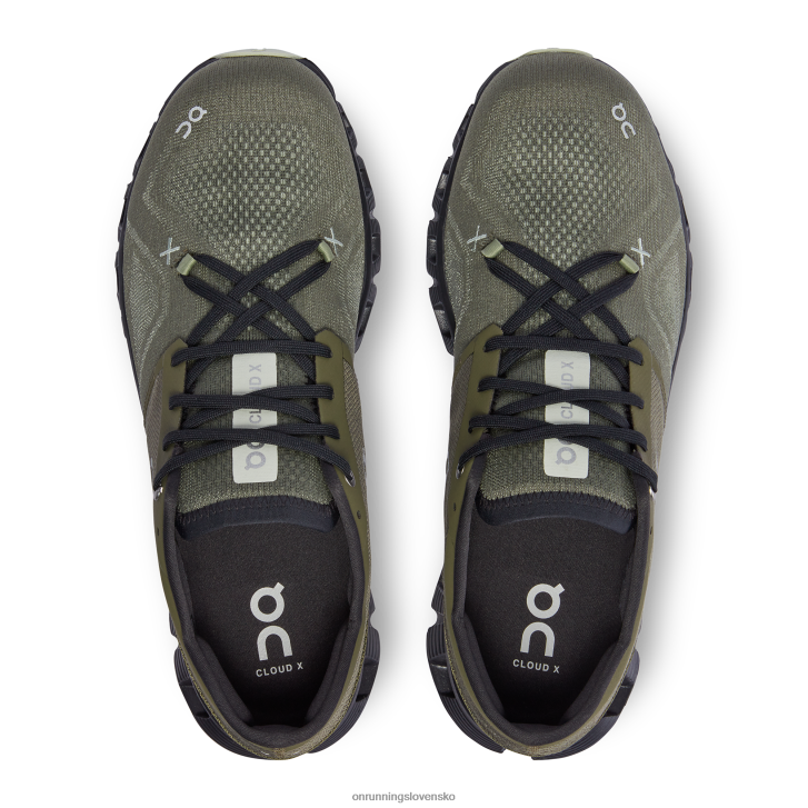 On Running muži oblak x 3 6J0V572 oliva/reseda