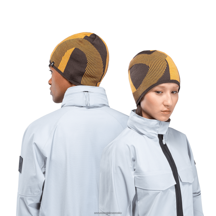On Runningprieskumnícka merino čiapka 6J0V112 mango/tŕň