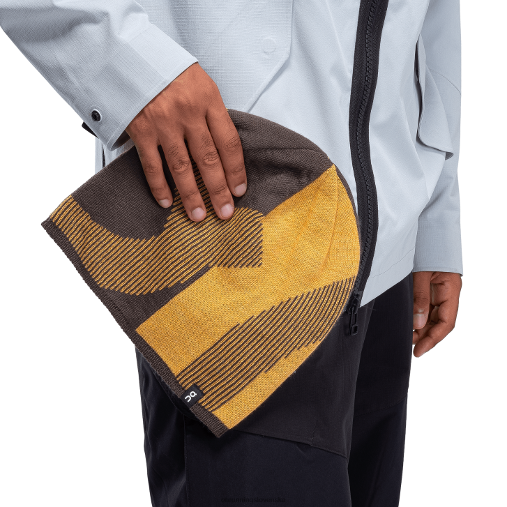 On Runningprieskumnícka merino čiapka 6J0V112 mango/tŕň