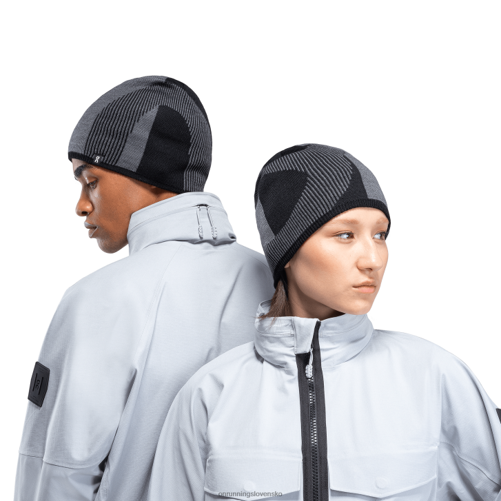 On Runningprieskumnícka merino čiapka 6J0V113 rock/čierna