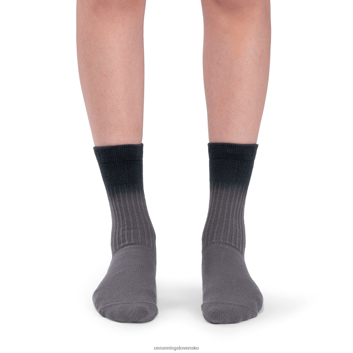 On Runningcelodenná ponožka 6J0V256 karbónová čierna