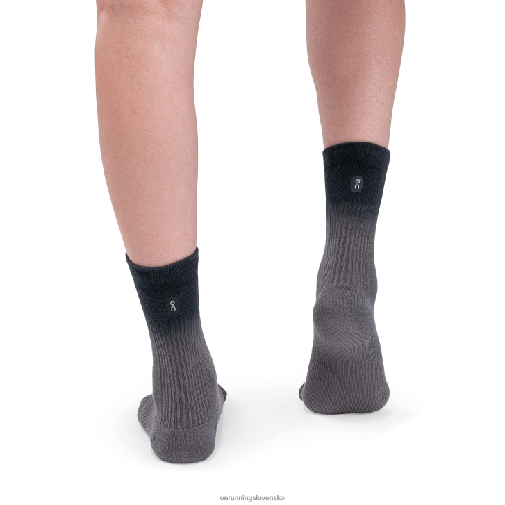 On Runningcelodenná ponožka 6J0V256 karbónová čierna