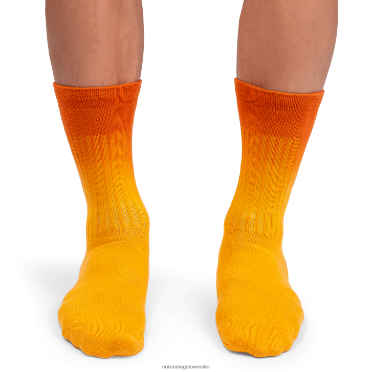 On Runningcelodenná ponožka 6J0V761 mango/korenie