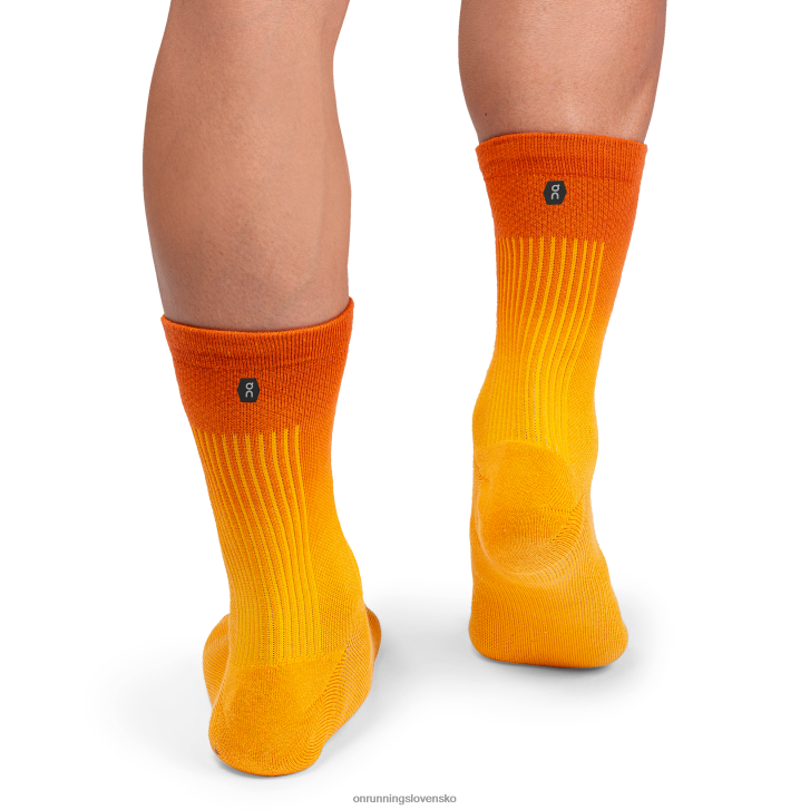 On Runningcelodenná ponožka 6J0V761 mango/korenie