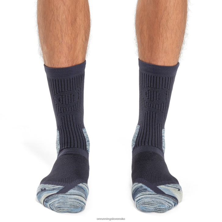 On Runningprieskumnícka merino ponožka 6J0V601 polnoc/kobalt