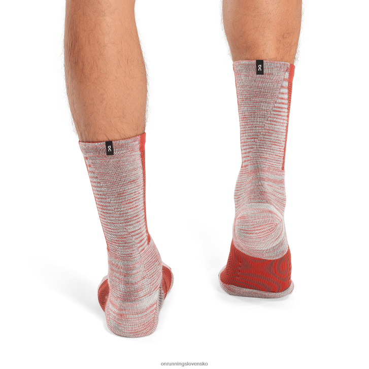 On Runningprieskumnícka merino ponožka 6J0V602 čili/červené