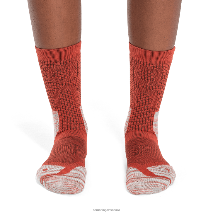 On Runningprieskumnícka merino ponožka 6J0V79 čili/červené