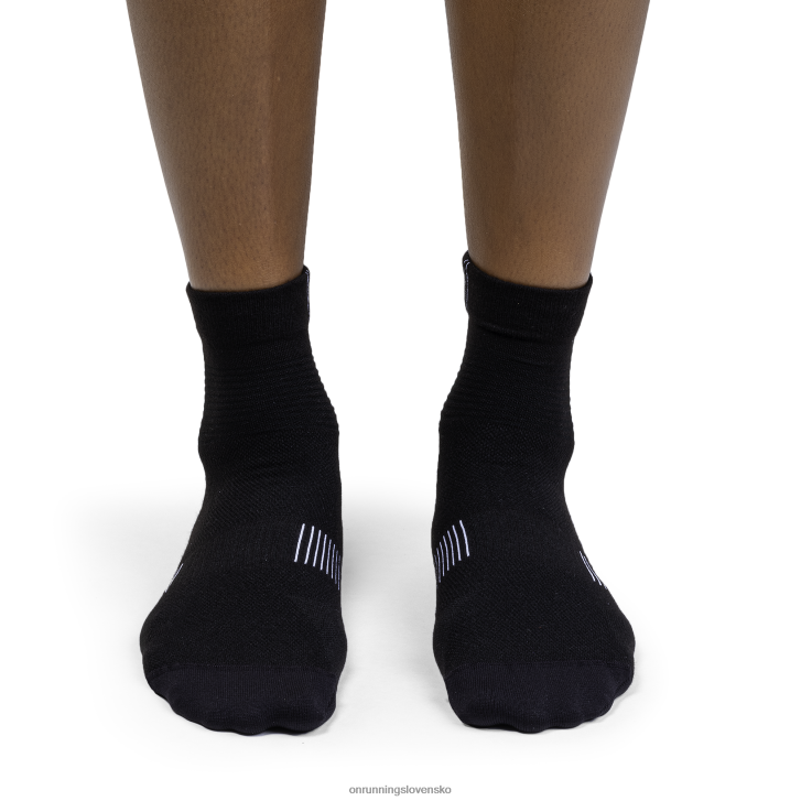 On Runningultraľahká stredná ponožka 6J0V501 čierna biela