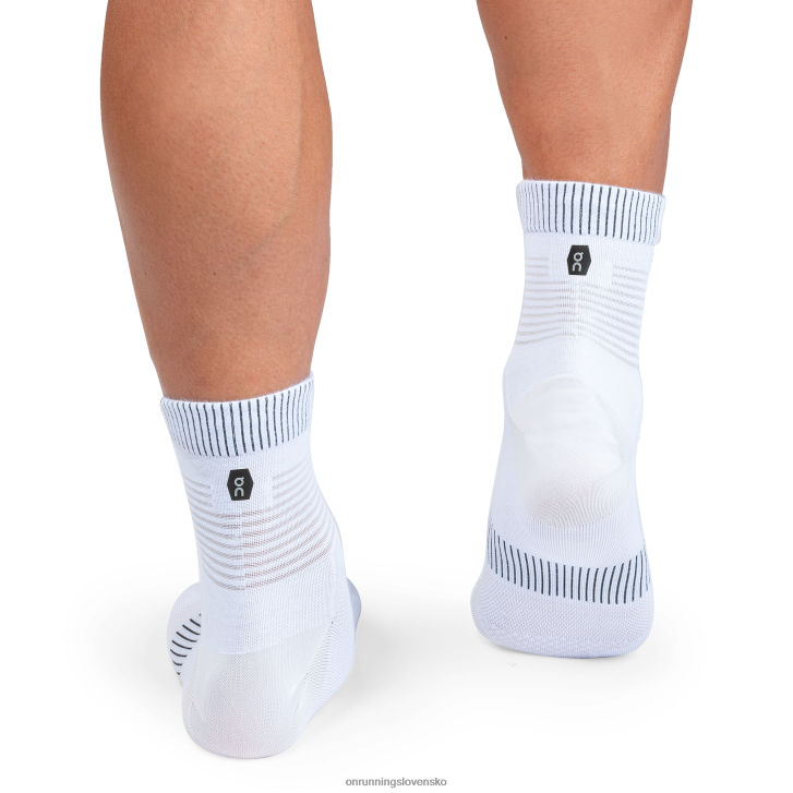 On Runningultraľahká stredná ponožka 6J0V952 biely čierny