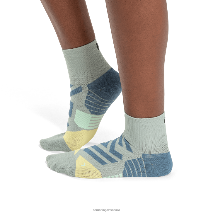 On Runningvýkonná stredná ponožka 6J0V206 kôra/mach