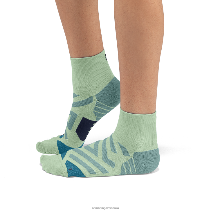 On Runningvýkonná stredná ponožka 6J0V207 lúka/niagara