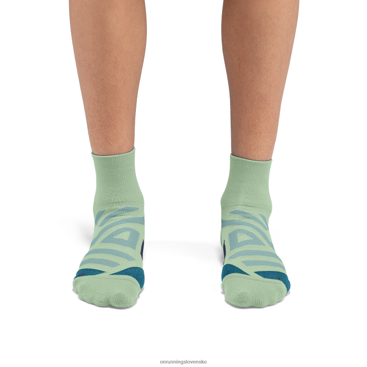 On Runningvýkonná stredná ponožka 6J0V207 lúka/niagara