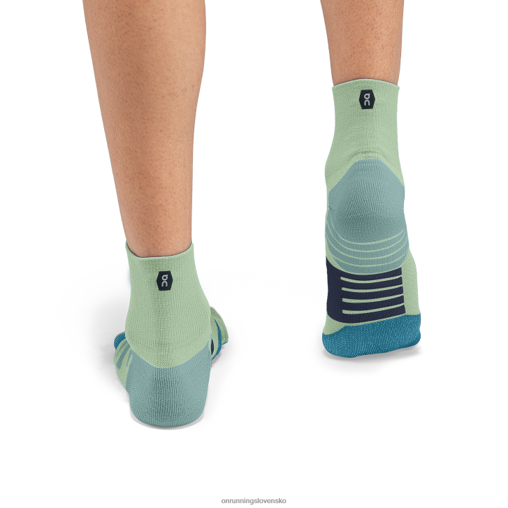 On Runningvýkonná stredná ponožka 6J0V207 lúka/niagara