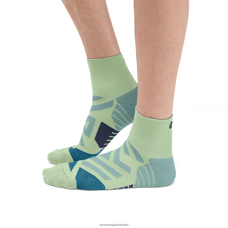 On Runningvýkonná stredná ponožka 6J0V713 lúka/niagara