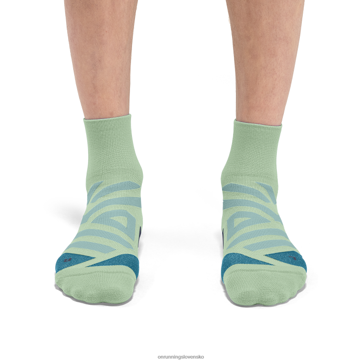 On Runningvýkonná stredná ponožka 6J0V713 lúka/niagara