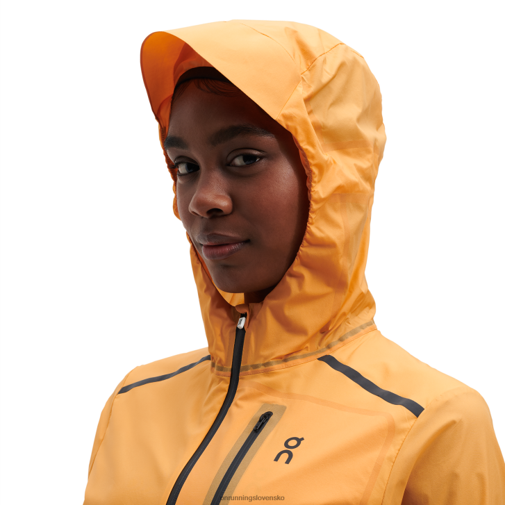 On Running ženy bunda do počasia 6J0V340 mango/krupobitie