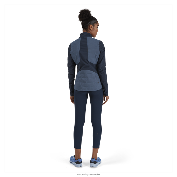 On Running ženy klimatická bunda 6J0V272 denim a námorníctvo