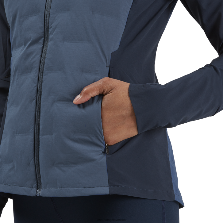 On Running ženy klimatická bunda 6J0V272 denim a námorníctvo