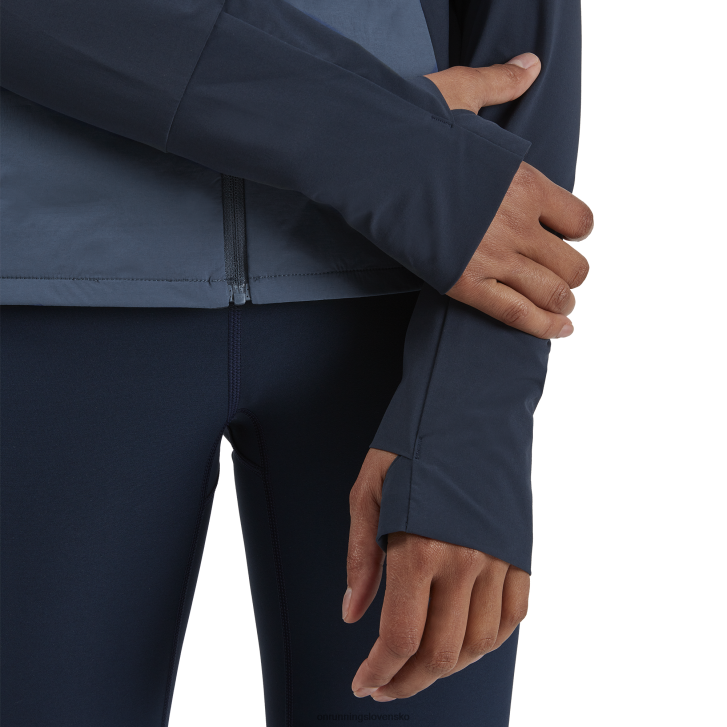 On Running ženy klimatická bunda 6J0V272 denim a námorníctvo