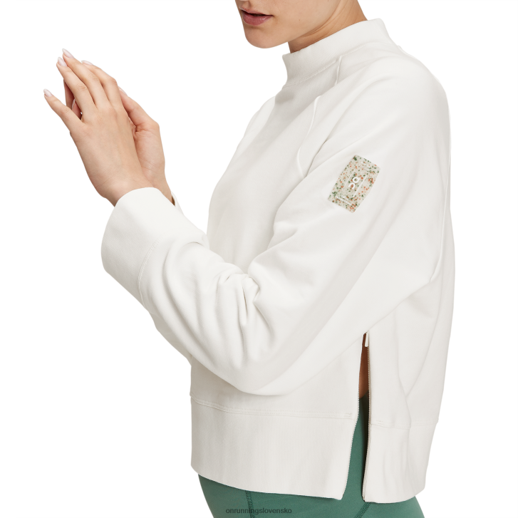 On Running ženy posádkový krk 6J0V118 nefarbená-biela