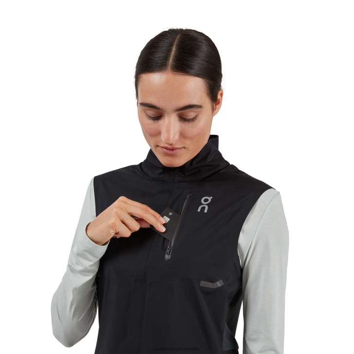 On Running ženy poveternostná vesta 6J0V519 čierna