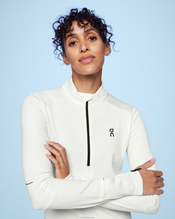 On Running ženy klimatickú košeľu 6J0V59 nefarbená-biela