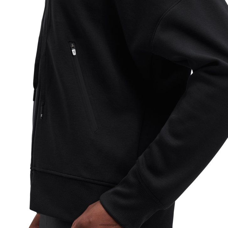 On Running ženy mikina na zips 6J0V243 čierna