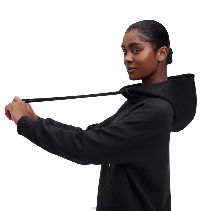 On Running ženy mikina na zips 6J0V243 čierna