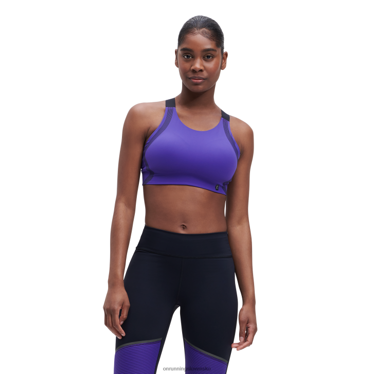 On Running ženy výkonnostná podprsenka 6J0V83 súmrak/čierna