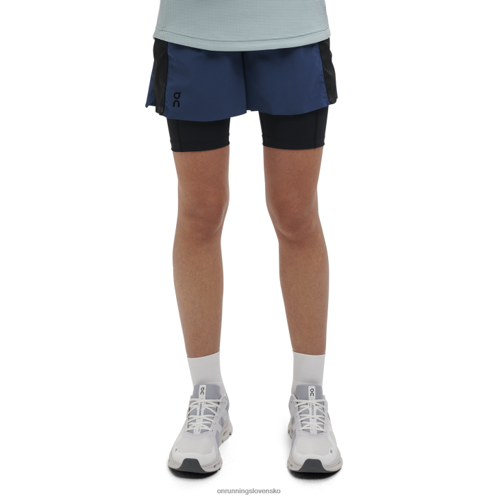On Running ženy aktívne šortky 6J0V134 denim/čierna