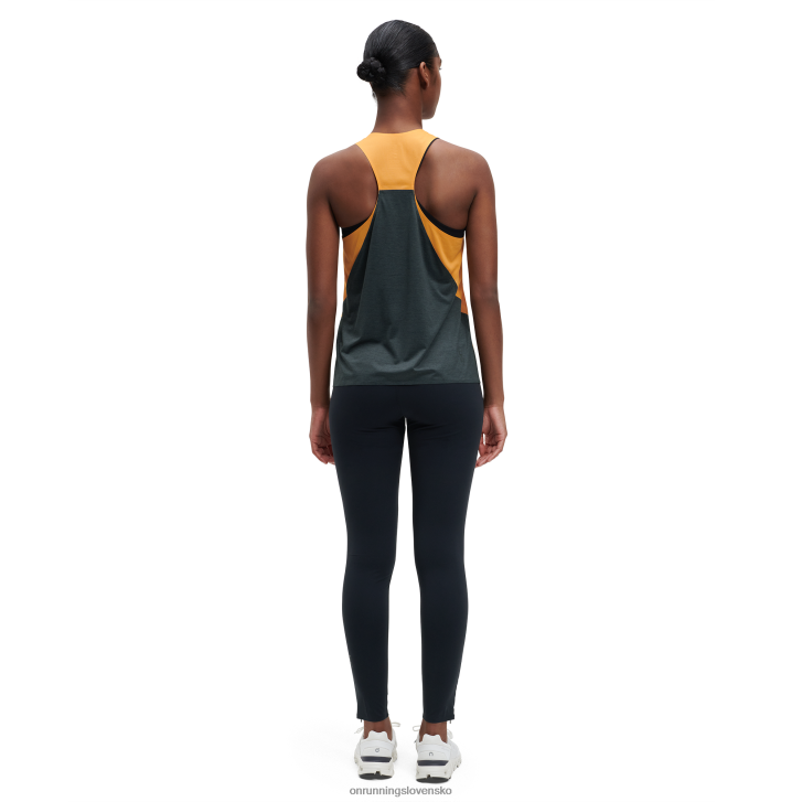 On Running ženy tank-t 6J0V125 mango/čierna