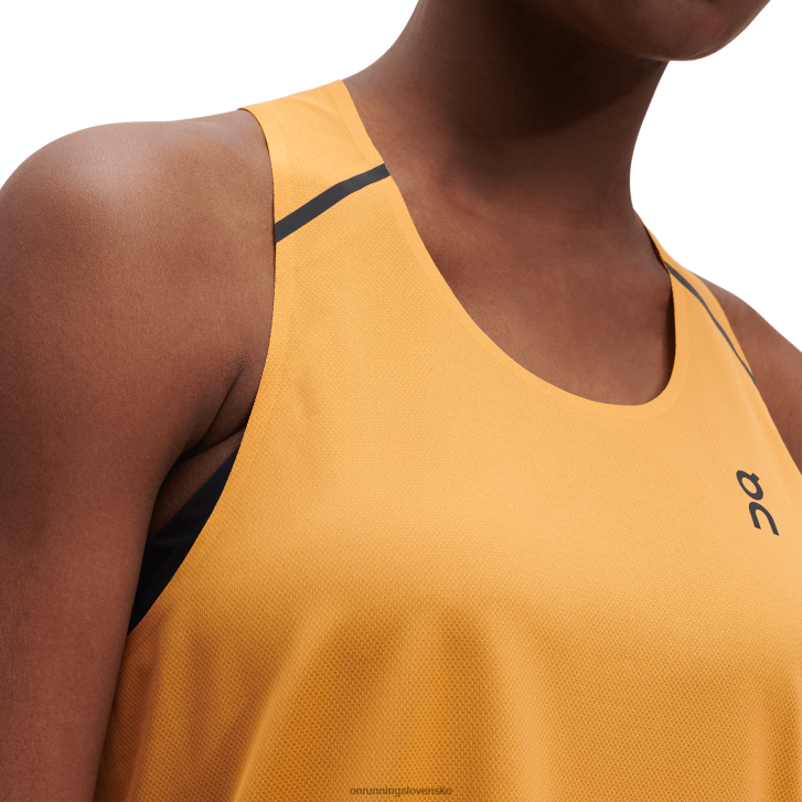 On Running ženy tank-t 6J0V125 mango/čierna